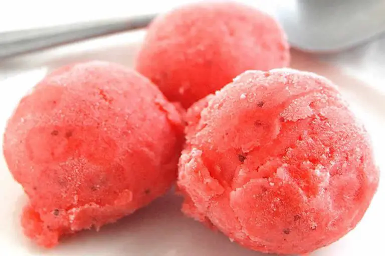 Sorbet express à la fraise au thermomix