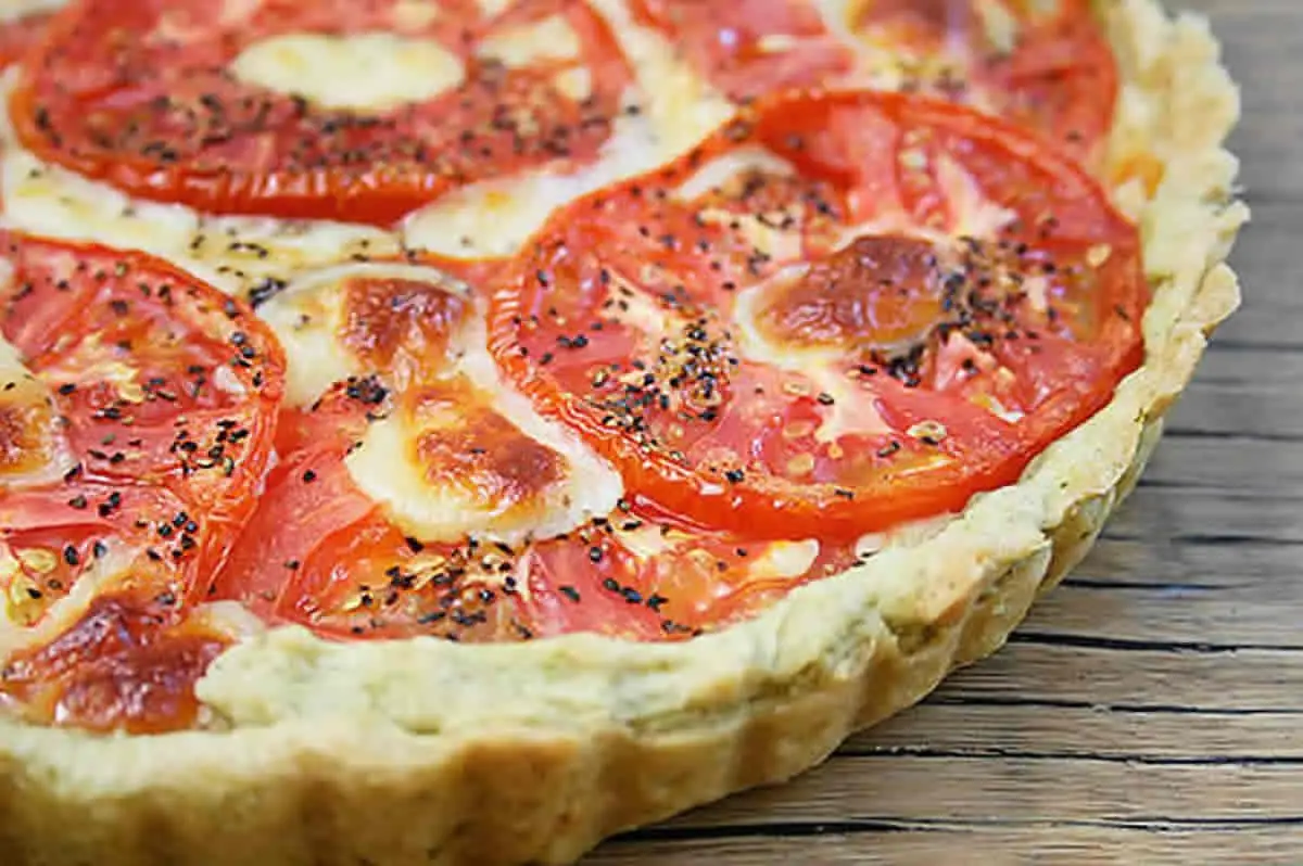 Tarte aux tomates et mozzarella au Thermomix Un délice