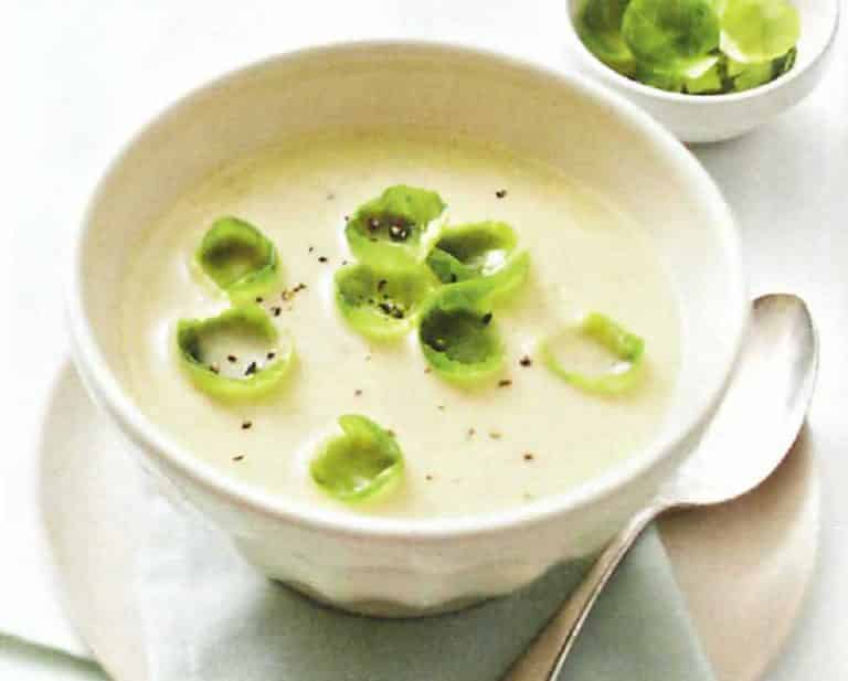 Soupe De Choux De Bruxelles Et Pommes De Terre Avec Thermomix