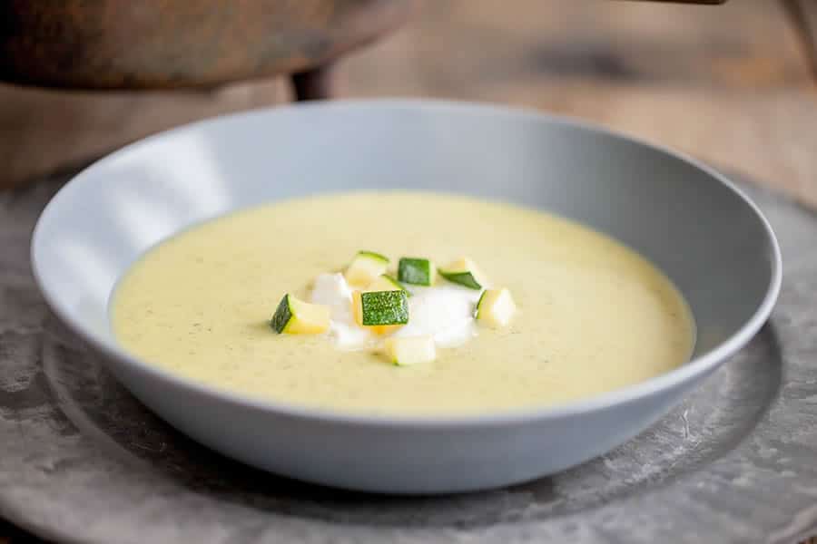 Velouté De Courgette à La Vache Qui Rit Avec Thermomix