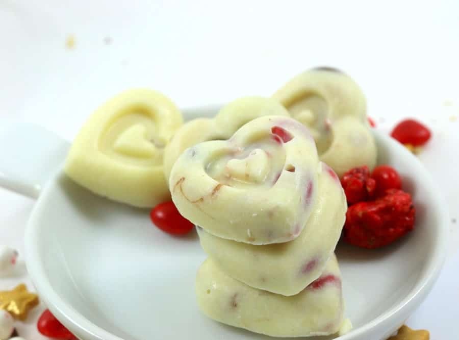 CÅur Au Chocolat Blanc Saint Valentin Recette Ww