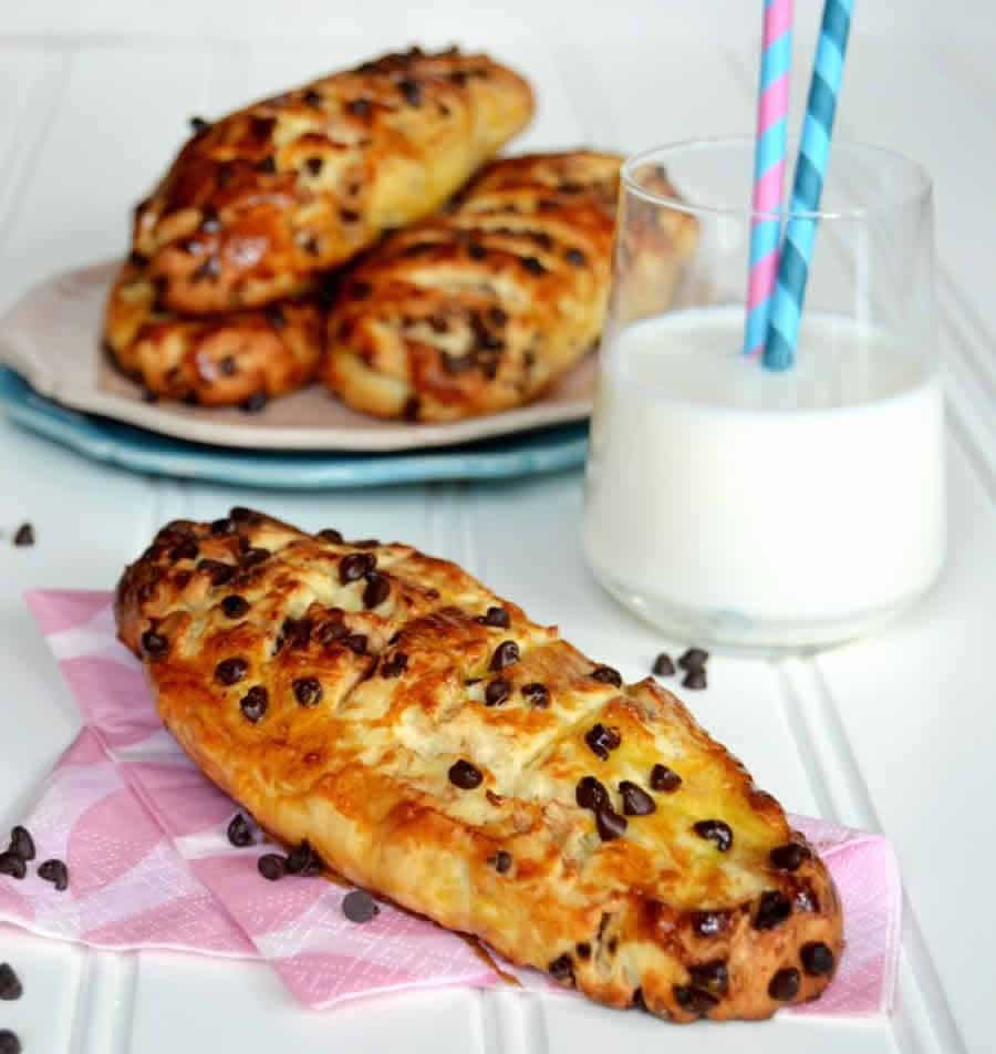 Pain Viennois Aux Pépites De Chocolat Au Thermomix