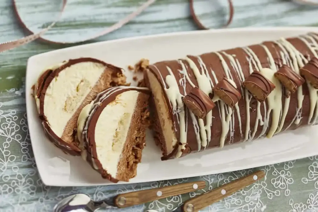 Bûche de Noël au Kinder Bueno au Thermomix