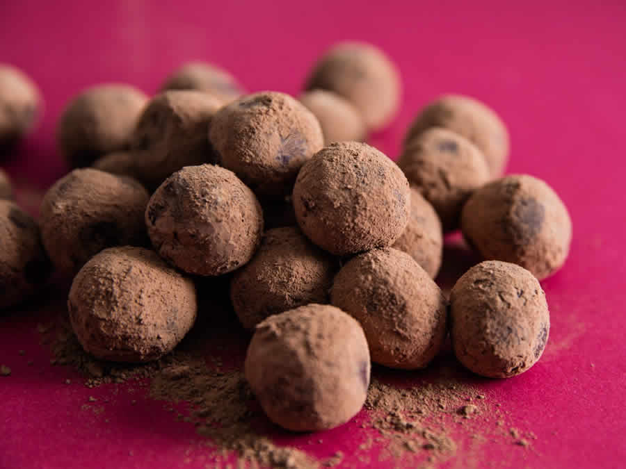 Truffes de Noël au chocolat