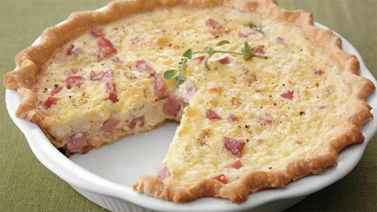 Quiche au jambon et fromage kiri WW » Recette weight watchers