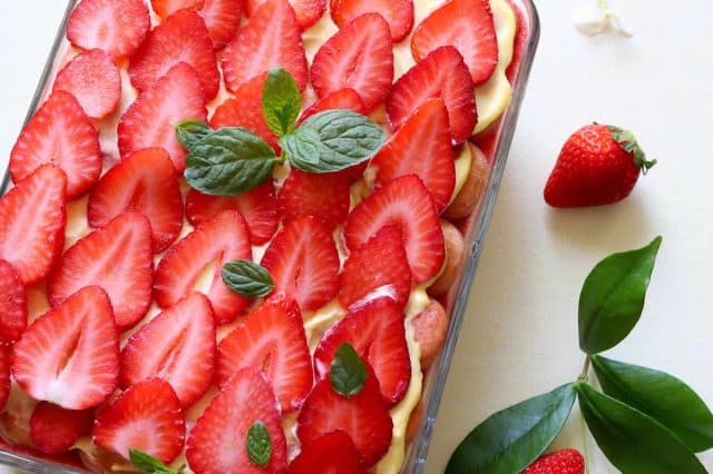 Tiramisu Aux Fraises Recettes Tiramisu Faciles Et Rapides