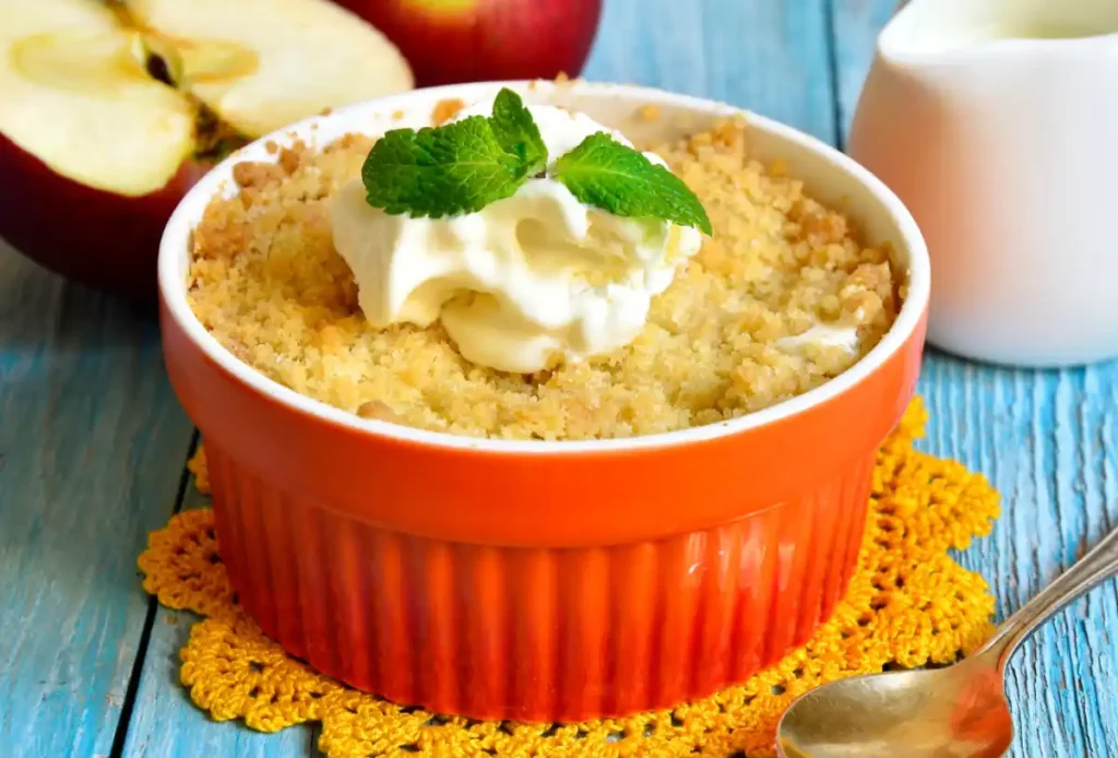 Crumble coco, poires et pommes au Thermomix