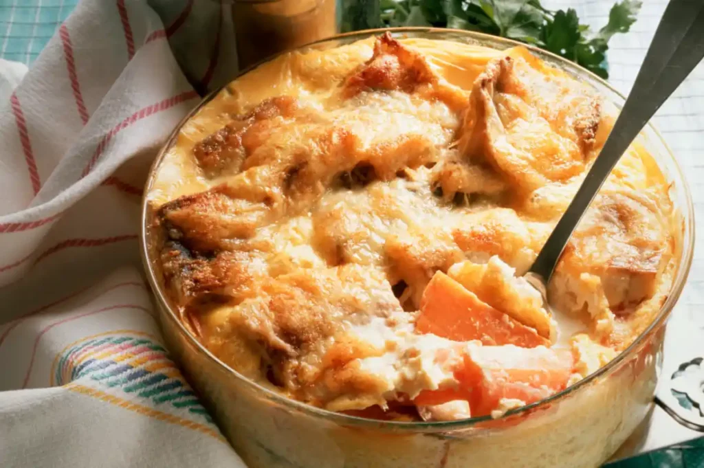 Gratin de cabillaud aux carottes