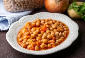 Mijoté de Pois Chiches à la Tomate au Thermomix