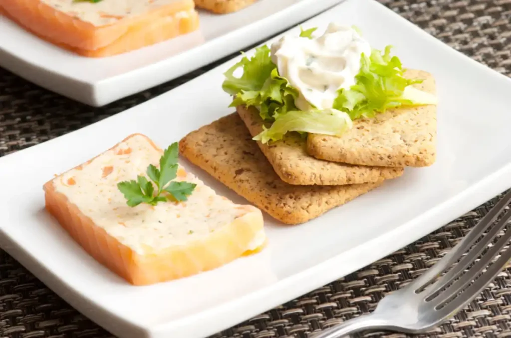 Terrine de Saint-Jacques, Saumon et Crevettes