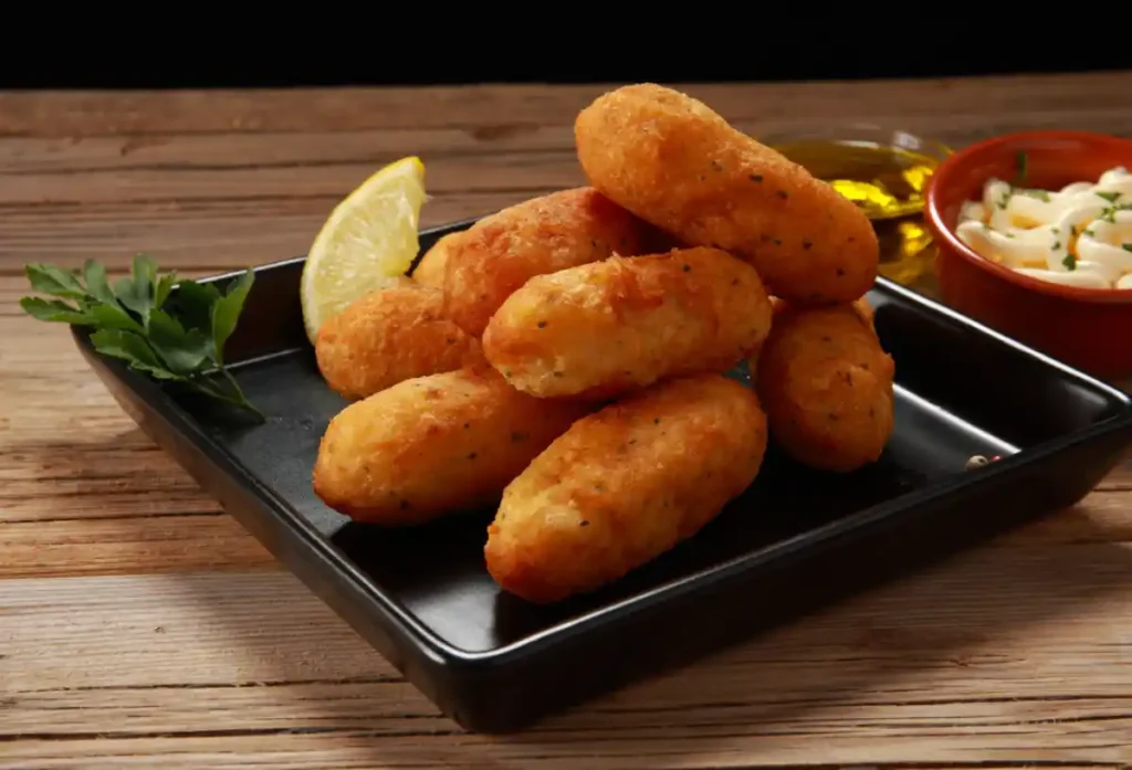 Croquettes de Morue Panées à l'Espagnole : Délice Méditerranéen