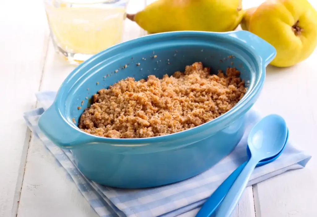 Crumble aux Poires et Noix de Pécan au Thermomix