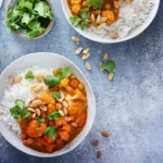 Curry de Butternut, Pois Chiches et Lentilles au Thermomix