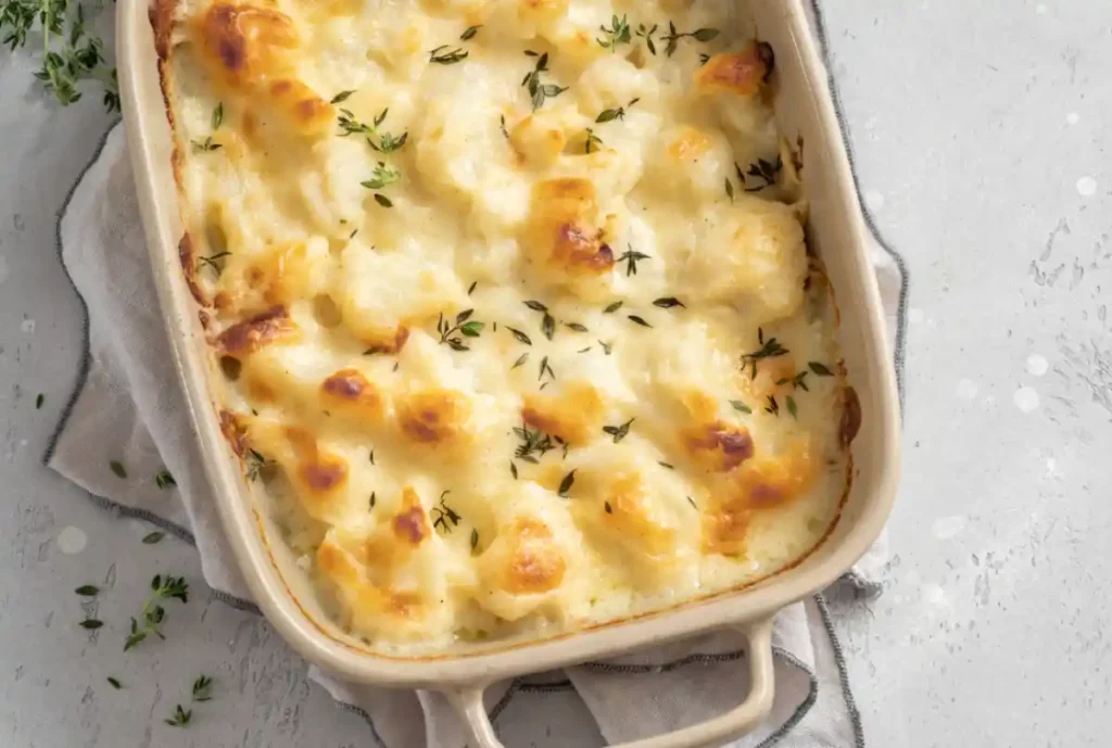 Gratin de Chou-fleur Sauce Mornay : Un Classique Réconfortant