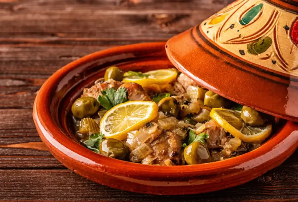 Tajine de Poulet aux Olives