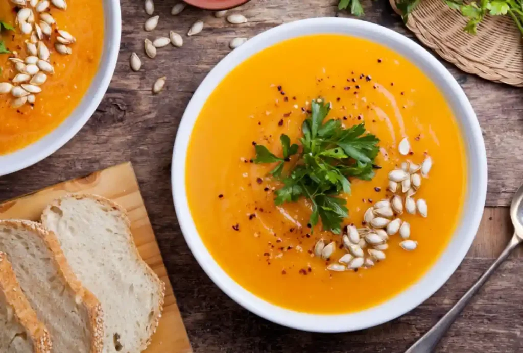 Velouté de Potiron et Carottes : Un Délice Réconfortant