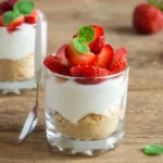 Verrines fraises au Mascarpone